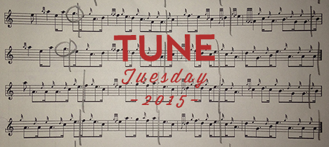 Image of bagpipe sheet music